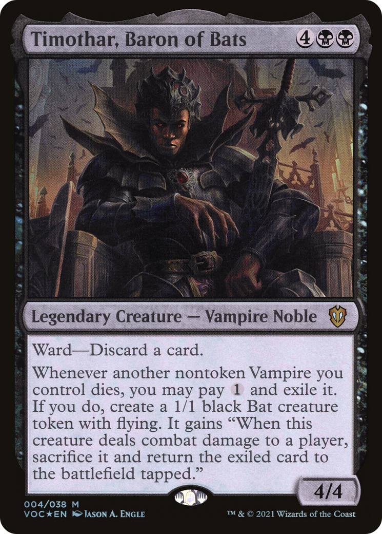 Timothar, Baron of Bats (VOC-004) - Crimson Vow Commander