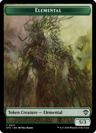 Elemental (TOTC-017) - Outlaws of Thunder Junction Commander Tokens