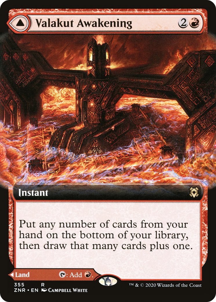 Valakut Awakening (Extended Art) (ZNR-355) - Zendikar Rising: (Extended Art) Foil
