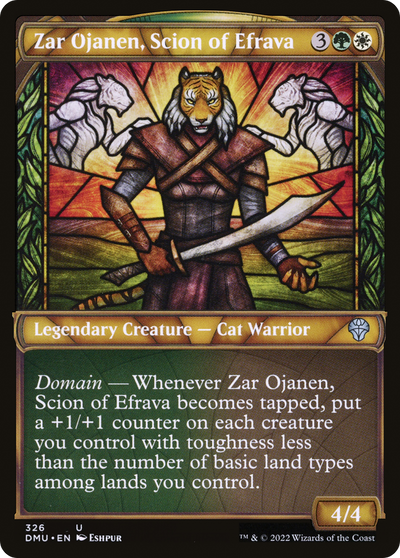 Zar Ojanen, Scion of Efrava (Showcase) (DMU-326) - Dominaria United: (Showcase)