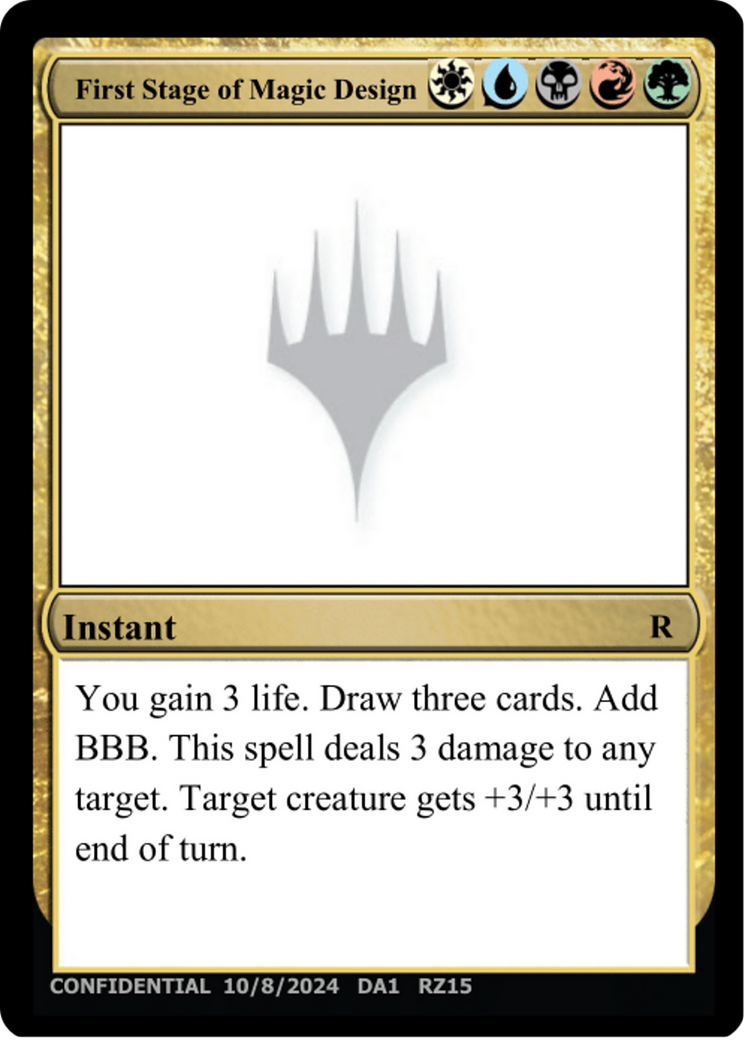 First Stage of Magic Design (UNK-RZ15B) - Unknown Event