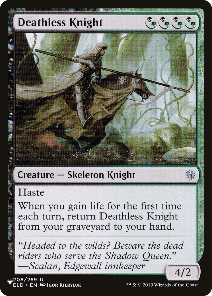 Deathless Knight (LIST-ELD-208) - The List