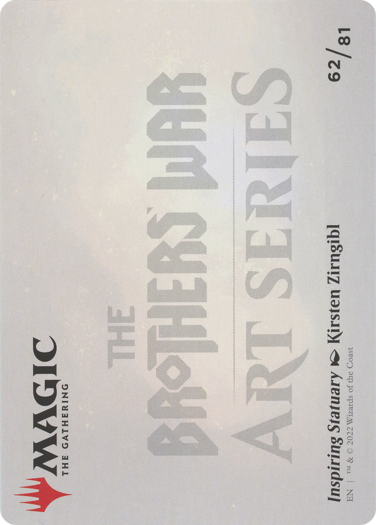 Inspiring Statuary // Inspiring Statuary (ABRO-062) - The Brothers' War Art Series (Borderless) Foil