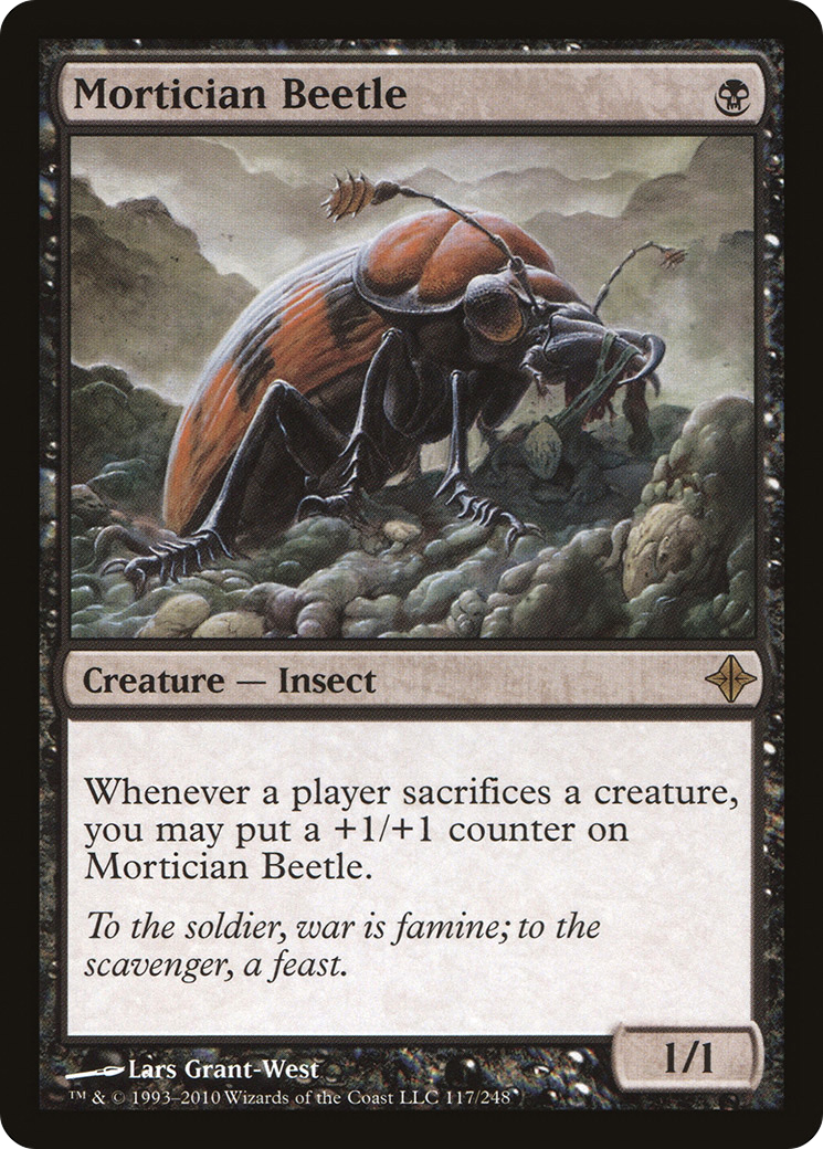 Mortician Beetle (ROE-117) - Rise of the Eldrazi Foil