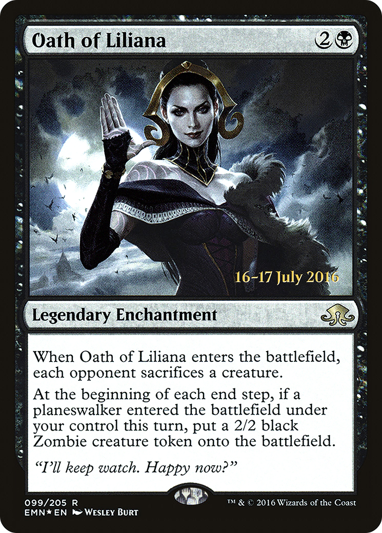 Oath of Liliana (PRE-099) - Eldritch Moon Promos Foil