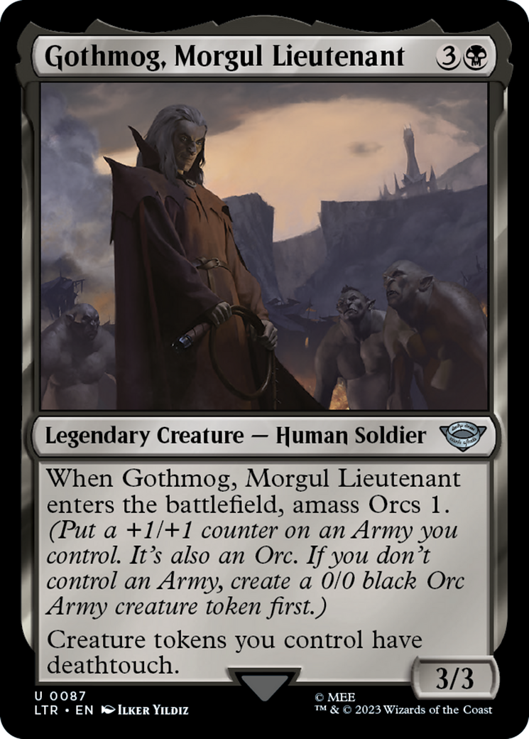 Gothmog, Morgul Lieutenant (LTR-087) - The Lord of the Rings: Tales of Middle-earth Foil