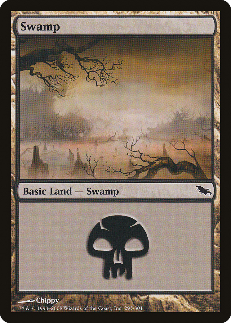 Swamp (293) (SHM-293) - Shadowmoor Foil