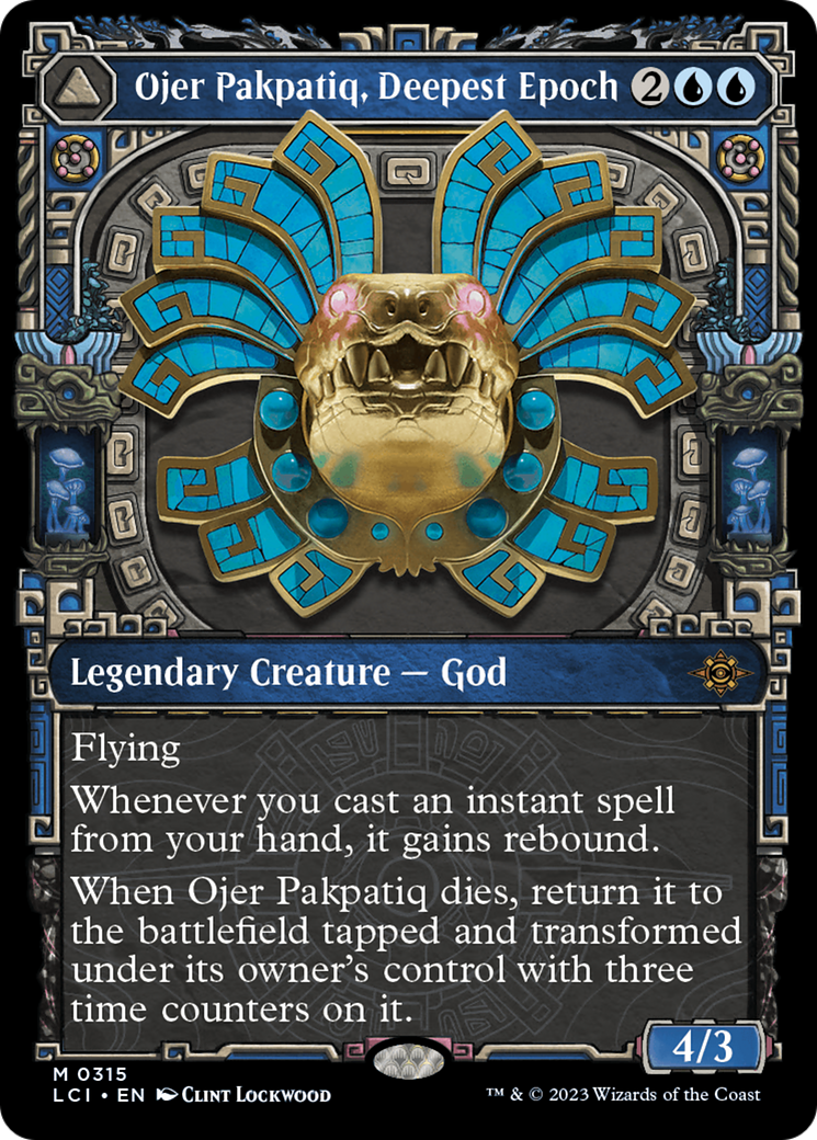 Ojer Pakpatiq, Deepest Epoch (Showcase) (LCI-315) - The Lost Caverns of Ixalan: (Showcase) Foil