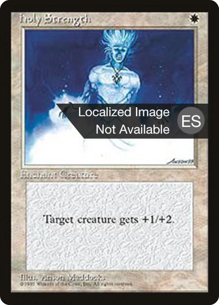 Holy Strength (4BB-) - Fourth Edition Foreign Black Border