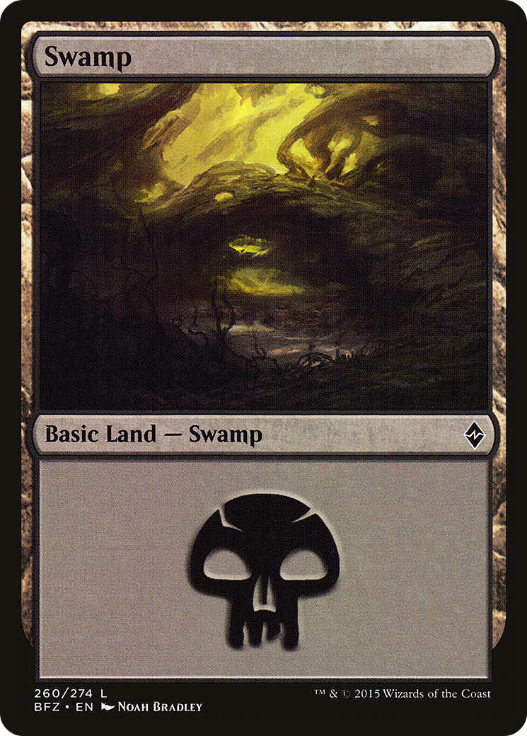 Swamp (260) (BFZ-260) - Battle for Zendikar