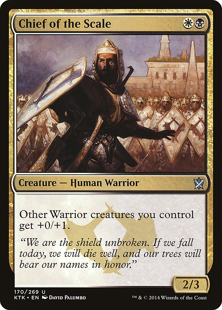 Chief of the Scale (KTK-170) - Khans of Tarkir Foil