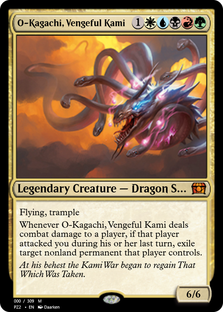 O-Kagachi, Vengeful Kami (PZ2-65733) - Treasure Chest Foil