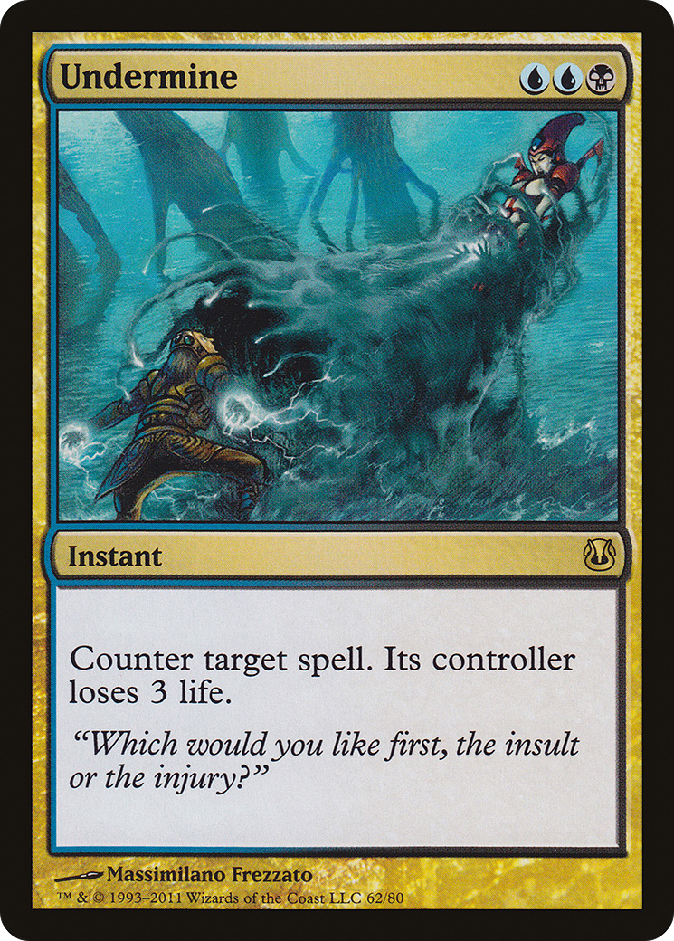 Undermine (DDH-062) - Duel Decks: Ajani vs. Nicol Bolas