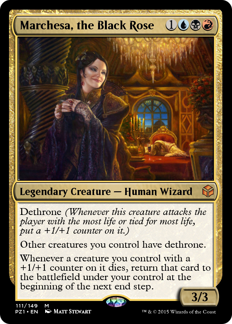 Marchesa, the Black Rose (PZ1-111) - Legendary Cube Prize Pack