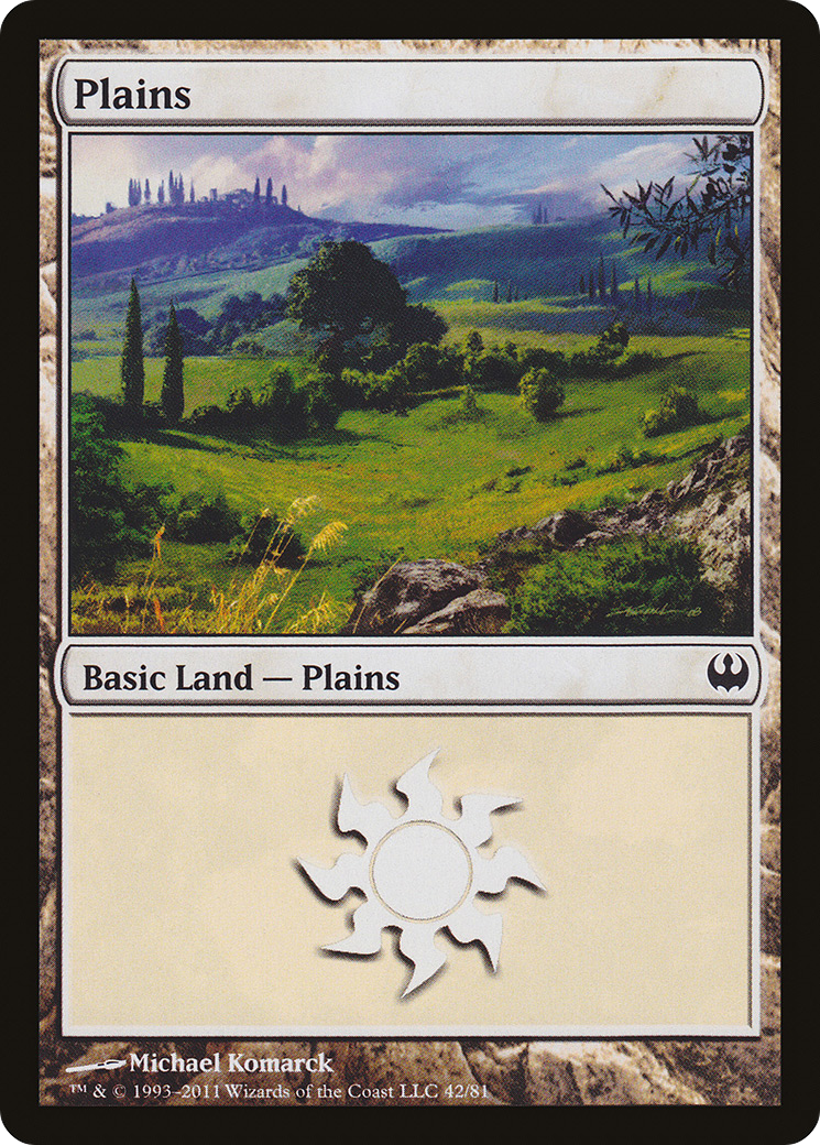 Plains (42) (DDG-042) - Duel Decks: Knights vs. Dragons