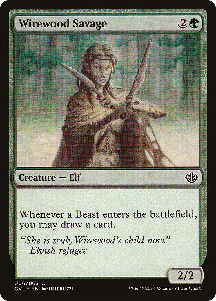 Wirewood Savage (DD3-) - Duel Decks Anthology: Garruk vs. Liliana