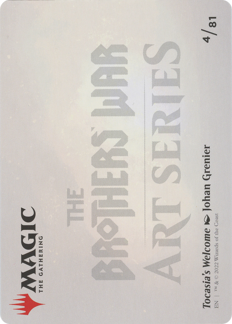 Tocasia's Welcome // Tocasia's Welcome (ABRO-004) - The Brothers' War Art Series (Borderless) Foil