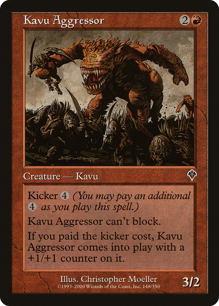 Kavu Aggressor (INV-148) - Invasion Foil