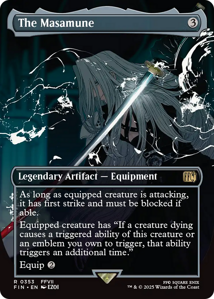 The Masamune (Borderless) (FIN-353) - FINAL FANTASY (Borderless) Foil