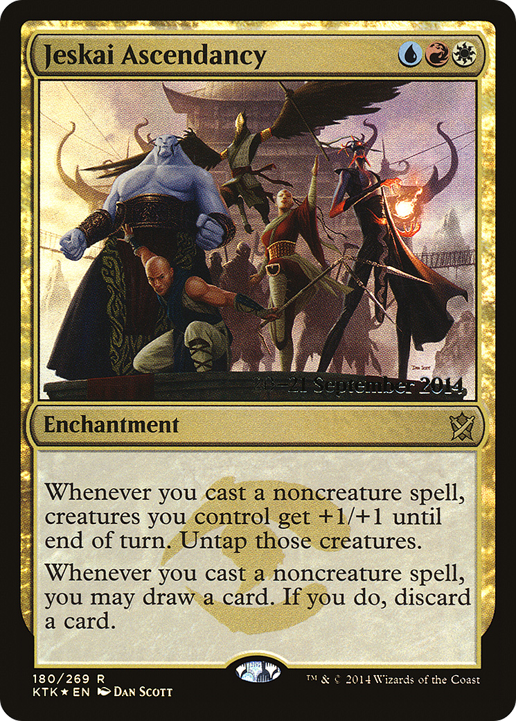 Jeskai Ascendancy (PRE-180) - Khans of Tarkir Promos Foil