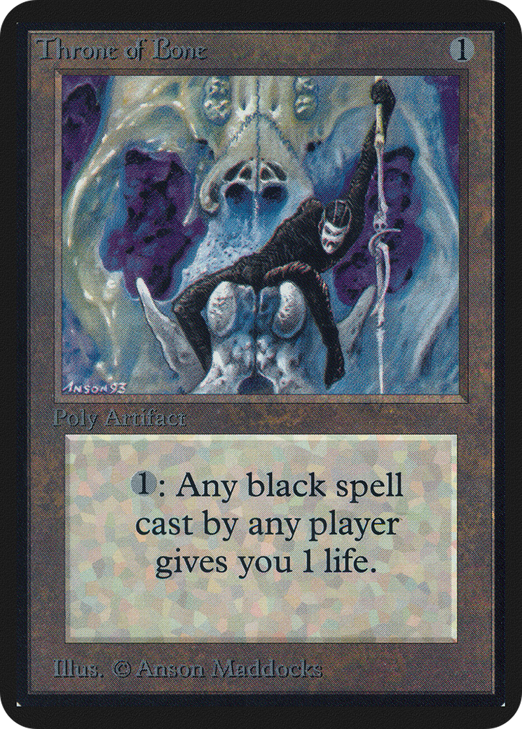 Throne of Bone (LEA-) - Limited Edition Alpha