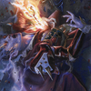 Flame-Blessed Bolt // Flame-Blessed Bolt (AVOW-044) - Crimson Vow Art Series (Borderless) Foil