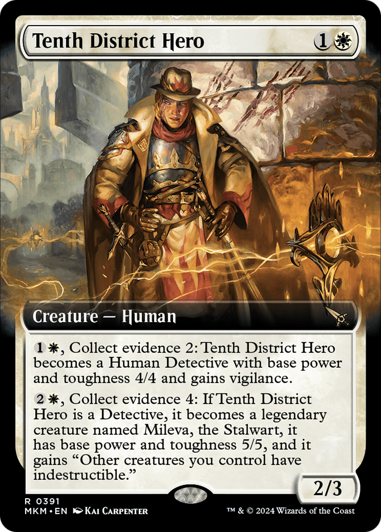 Tenth District Hero (Extended Art) (MKM-391) - Murders at Karlov Manor: (Extended Art)