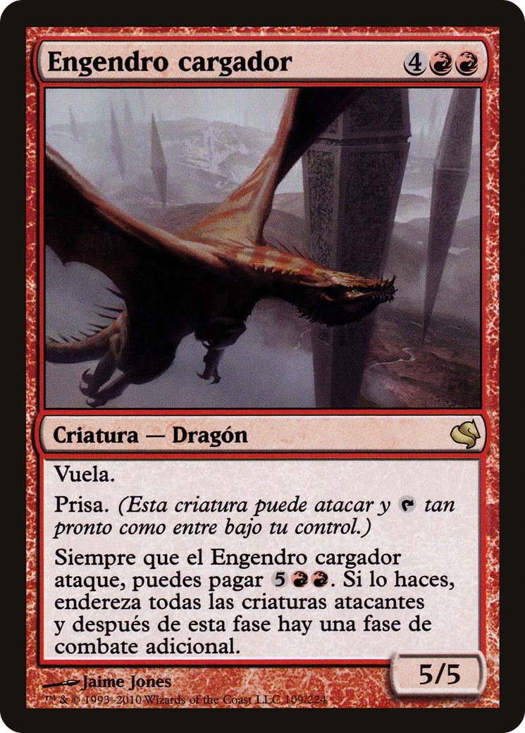 Hellkite Charger (Spanish) - "Engendro cargador" (PS11-109) - Salvat 2011