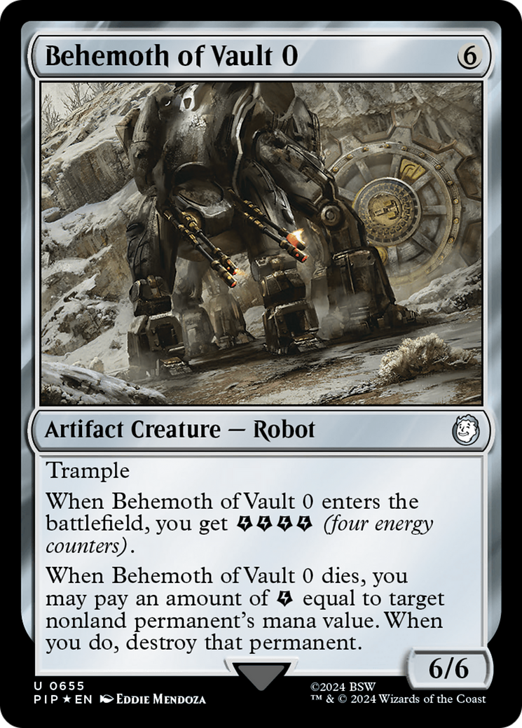 Behemoth of Vault 0 (Surge Foil) (PIP-655) - Fallout Foil
