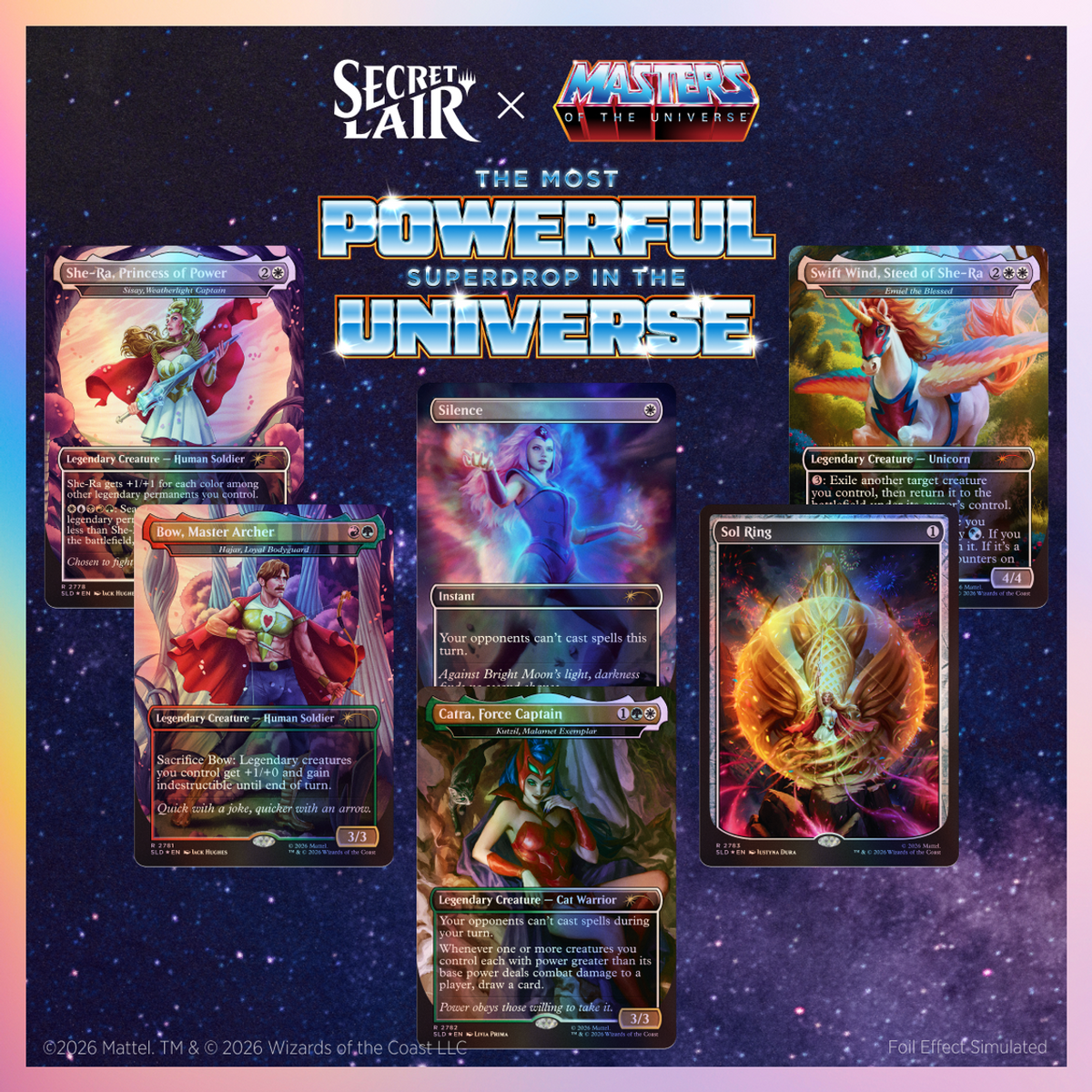 Secret Lair x Masters of the Universe™: She-Ra, Princess of Power Foil Edition