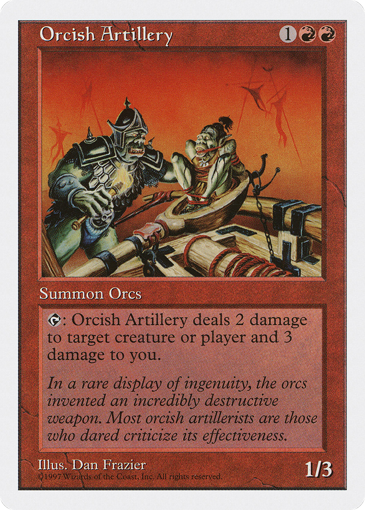 Orcish Artillery (5ED-) - Fifth Edition