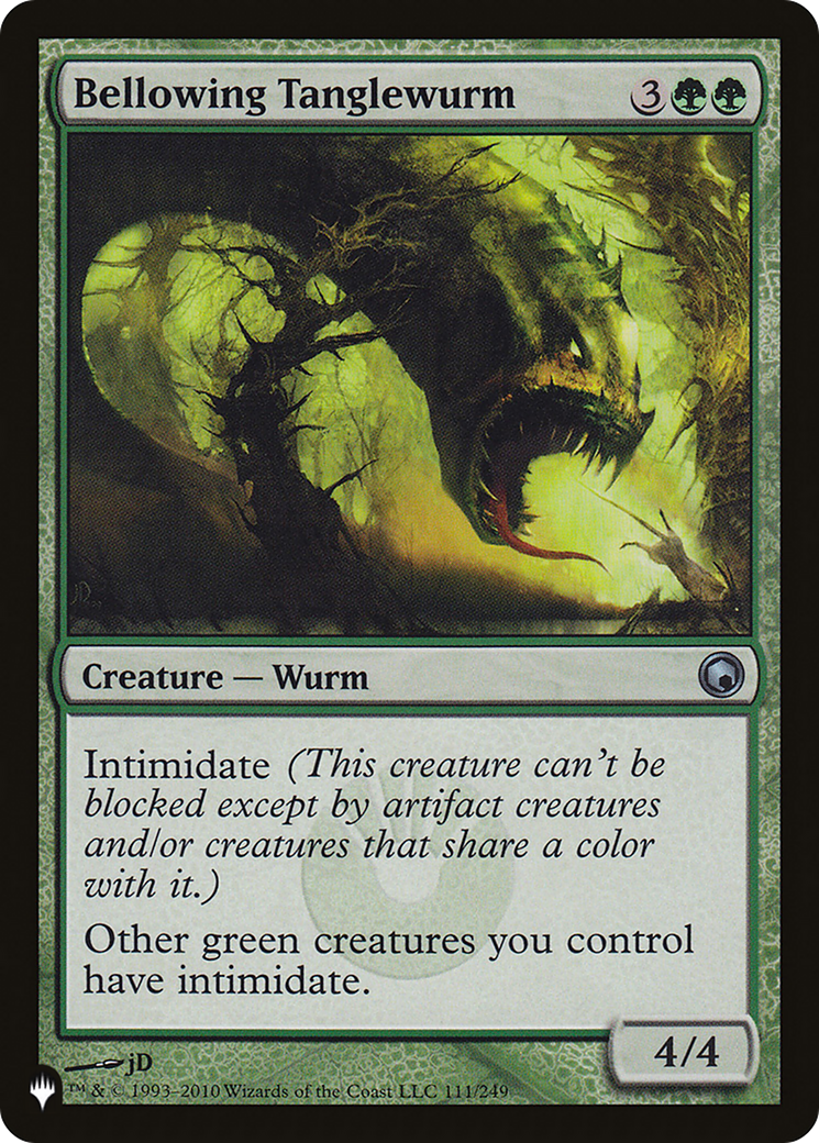 Bellowing Tanglewurm (LIST-111/249) - The List