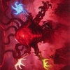 Omnath, Locus of All // Omnath, Locus of All (AMOM-051) - March of the Machine Art Series (Borderless) Foil