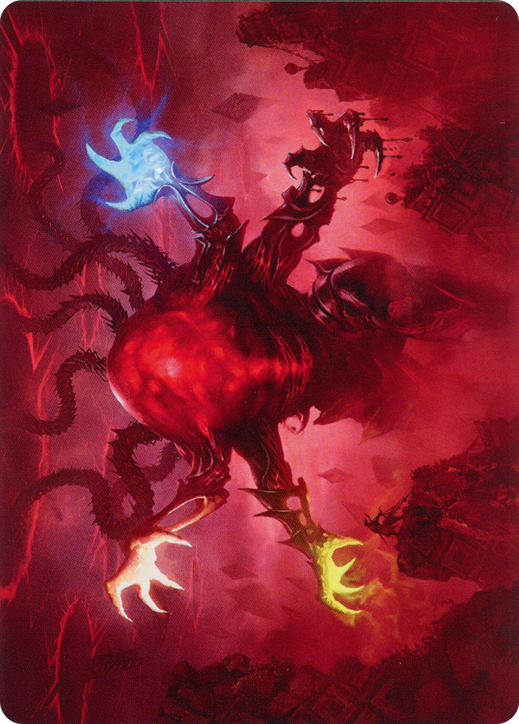 Omnath, Locus of All // Omnath, Locus of All (AMOM-051) - March of the Machine Art Series (Borderless) Foil