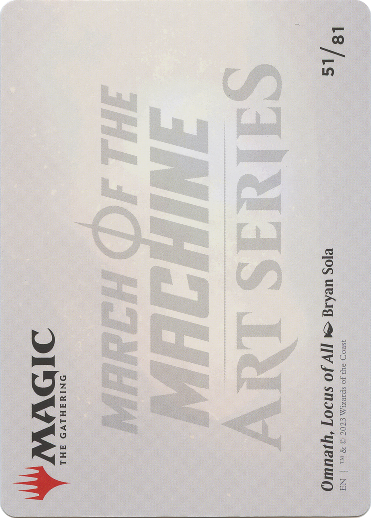 Omnath, Locus of All // Omnath, Locus of All (AMOM-051) - March of the Machine Art Series (Borderless)