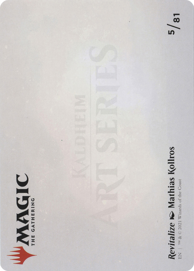 Revitalize // Revitalize (ASKHM-005) - Art Series: Kaldheim (Borderless) Foil
