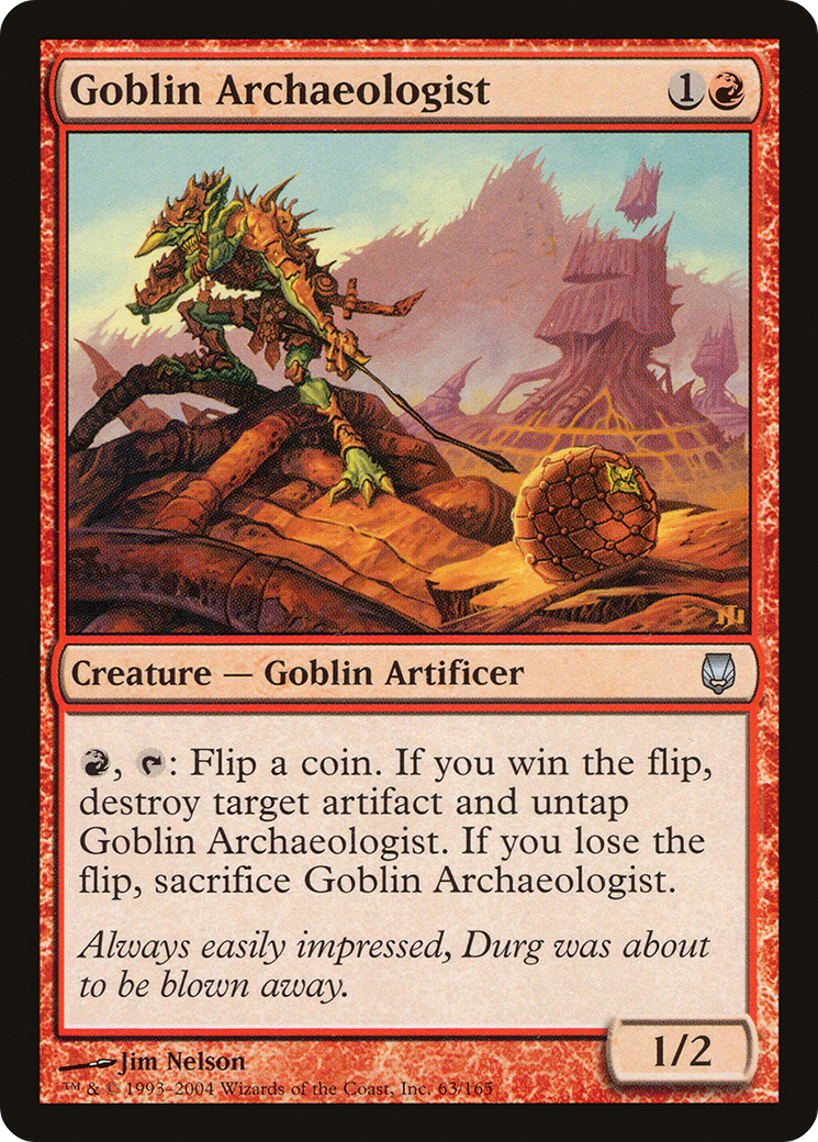 Goblin Archaeologist (DST-063) - Darksteel