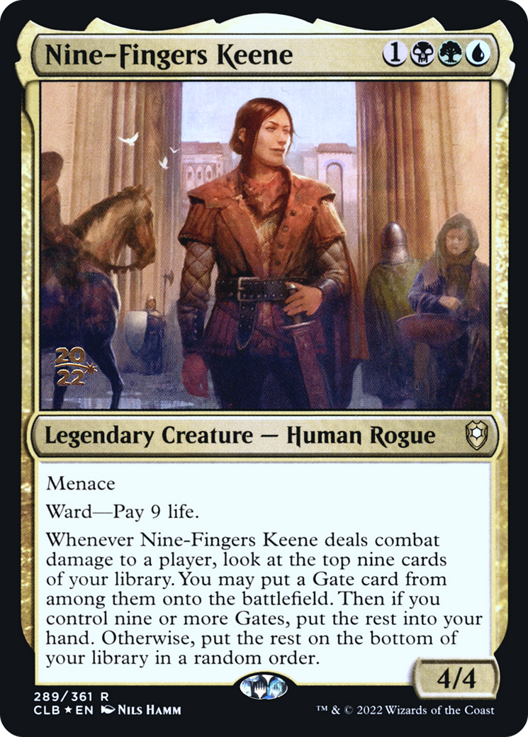 Nine-Fingers Keene (PRE-289) - Battle for Baldur's Gate Promos Foil