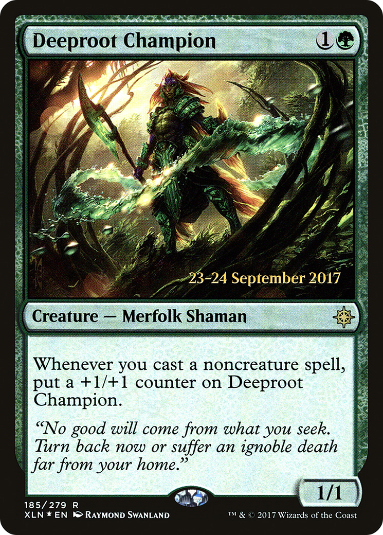 Deeproot Champion (PRE-185) - Ixalan Promos Foil