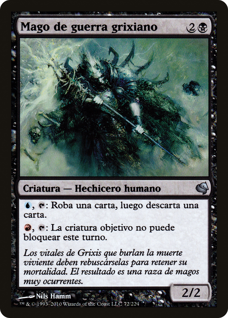 Grixis Battlemage (Spanish) - "Mago de guerra grixiano" (PS11-072) - Salvat 2011