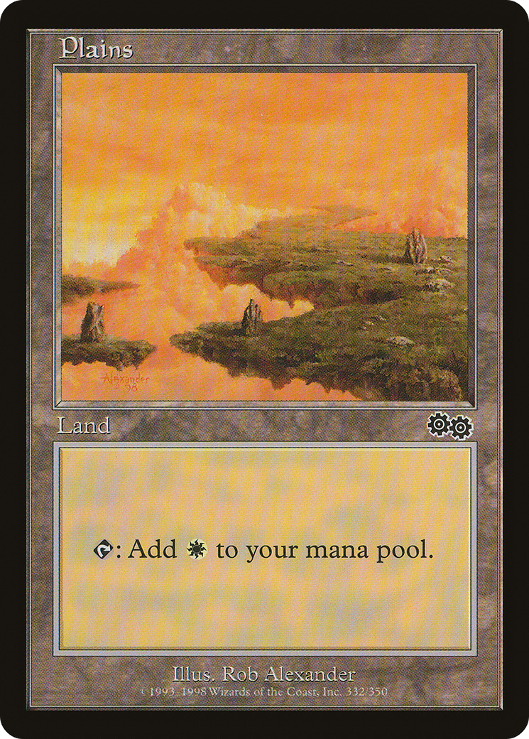 Plains (332) (USG-332) - Urza's Saga