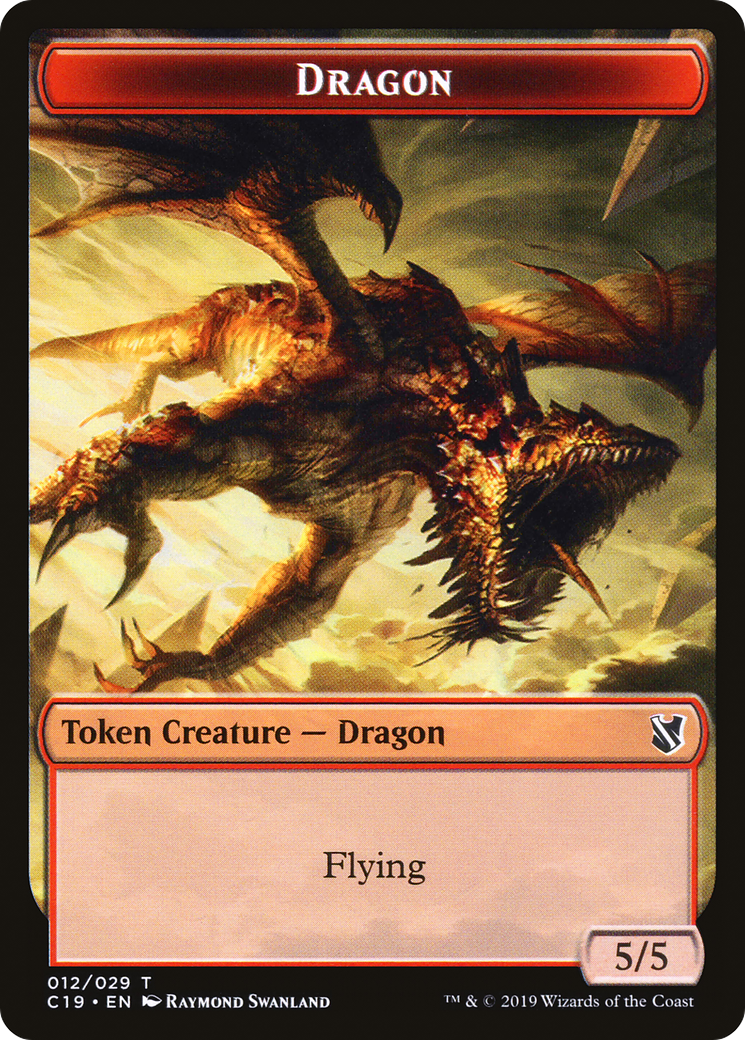 Dragon (TC19-012) - Commander 2019 Tokens