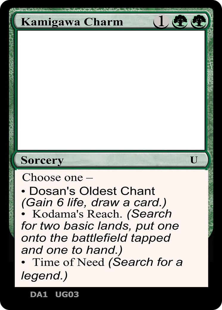 Kamigawa Charm (UNK-UG03B) - Unknown Event