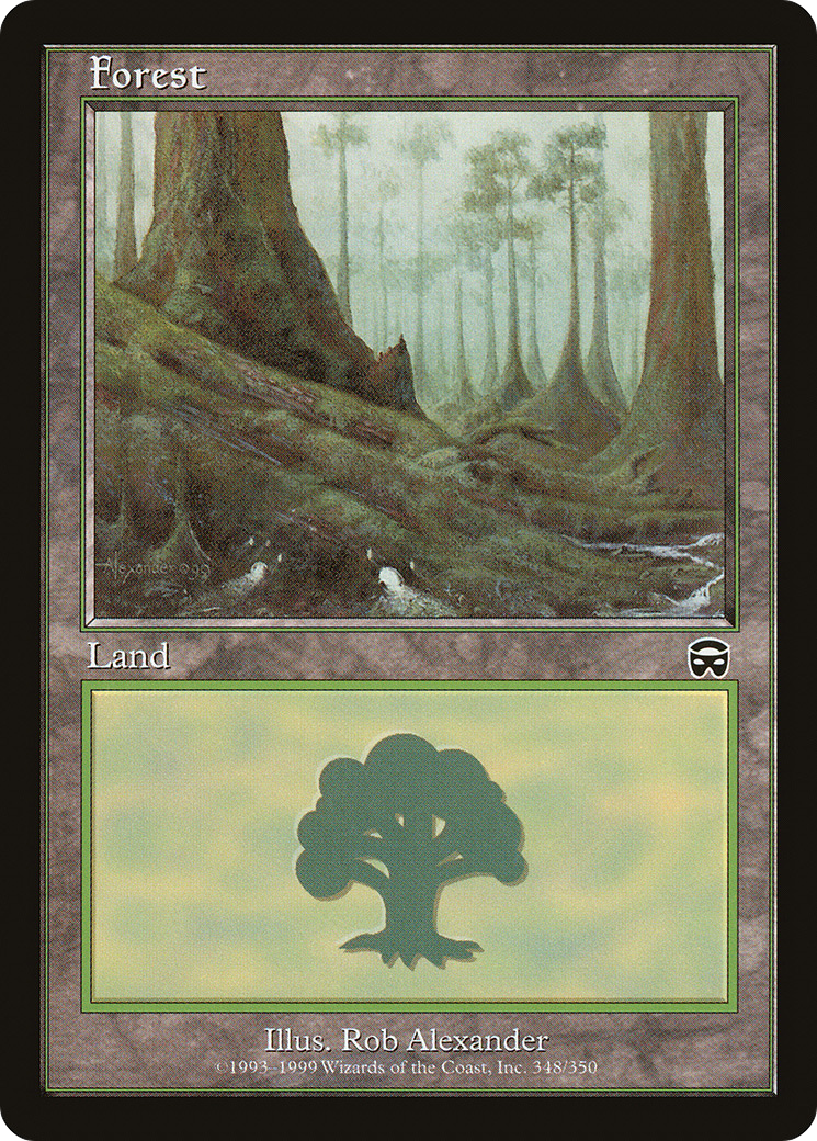 Forest (348) (MMQ-348) - Mercadian Masques Foil