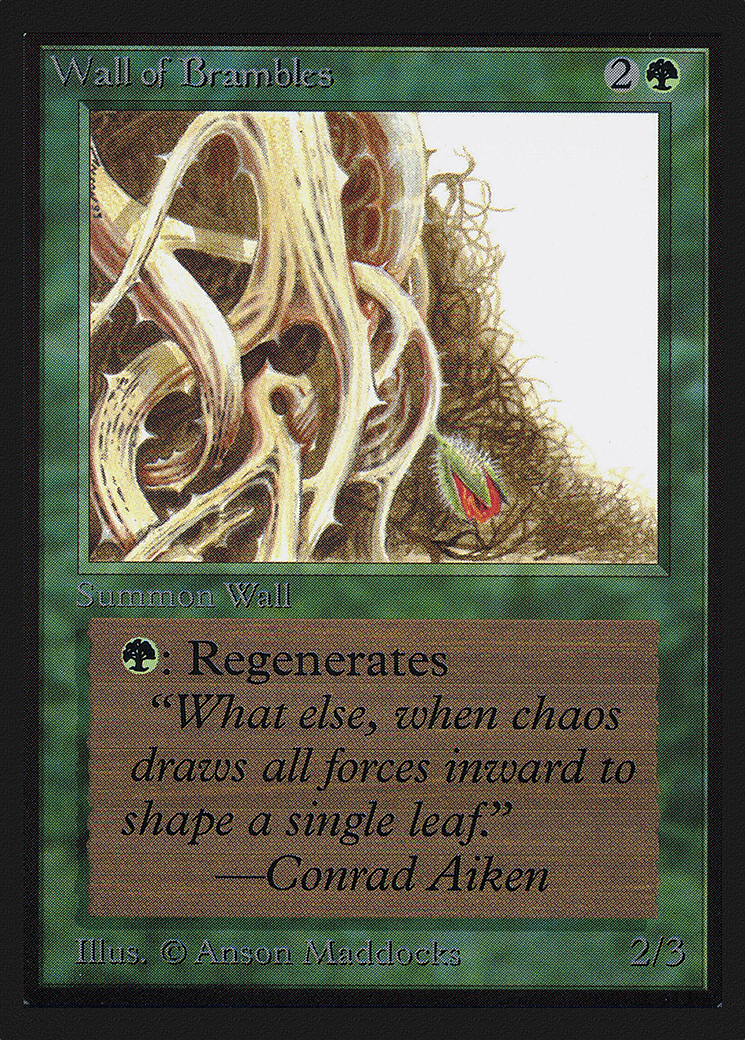Wall of Brambles (IE) (IED-) - Intl. Collectors' Edition