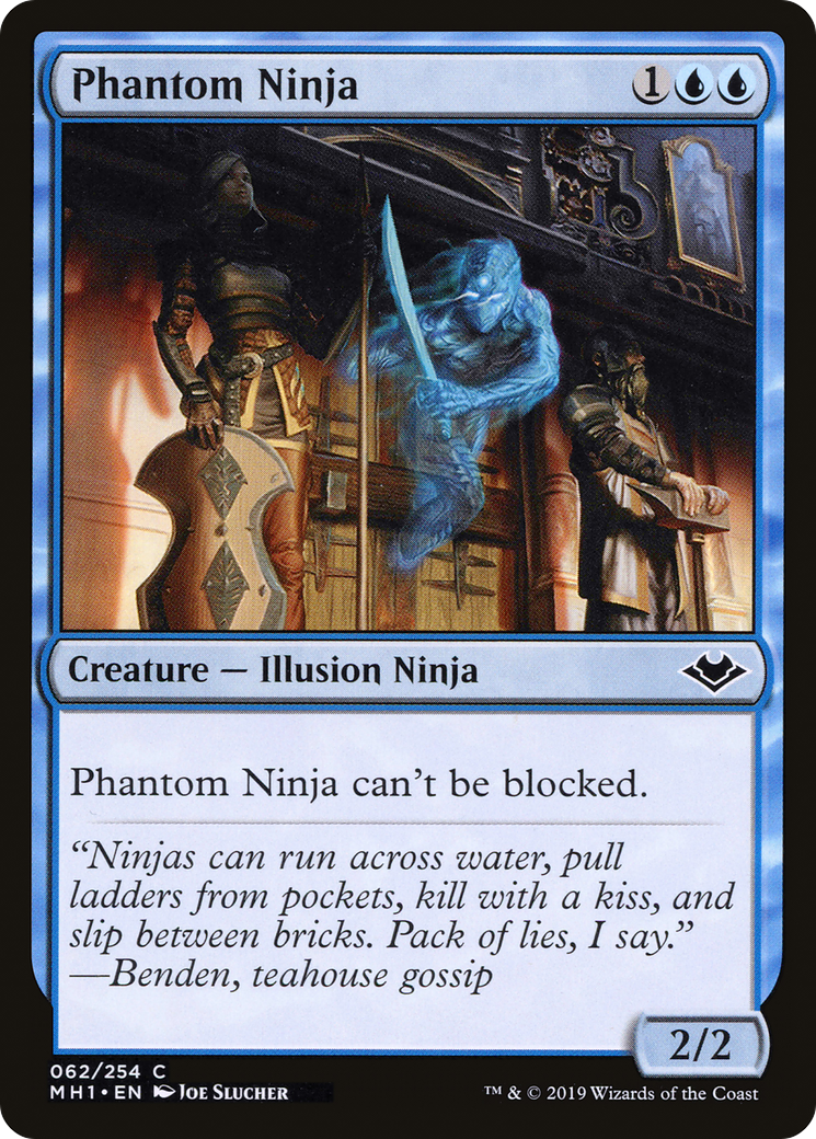 Phantom Ninja (MH1-062) - Modern Horizons Foil