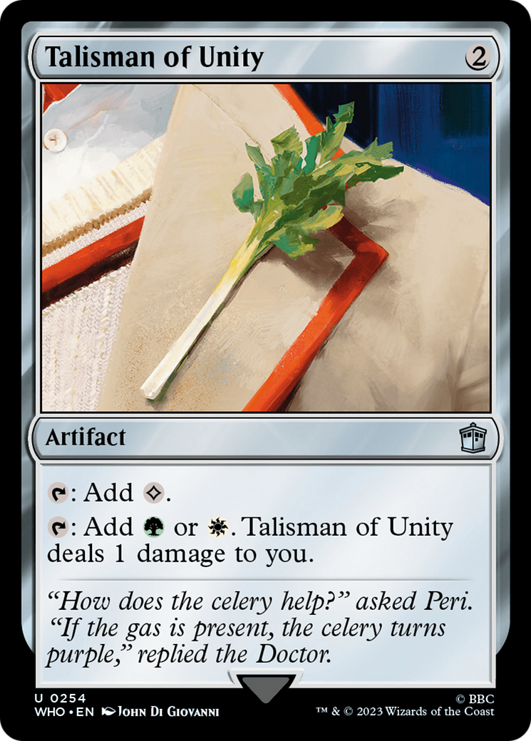 Talisman of Unity (WHO-254) - Doctor Who