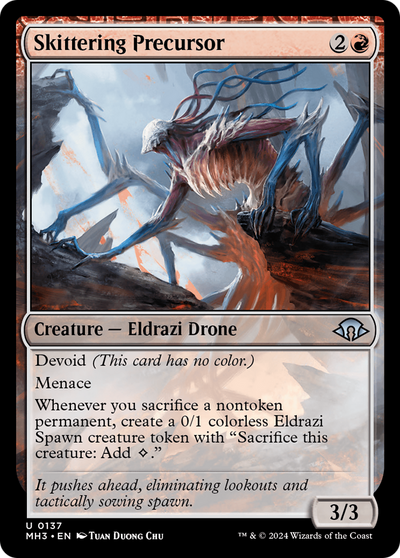Skittering Precursor (MH3-137) - Modern Horizons 3: (devoid)