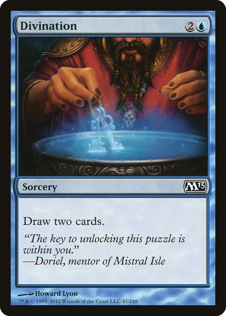 Divination (M13-047) - Magic 2013 Foil