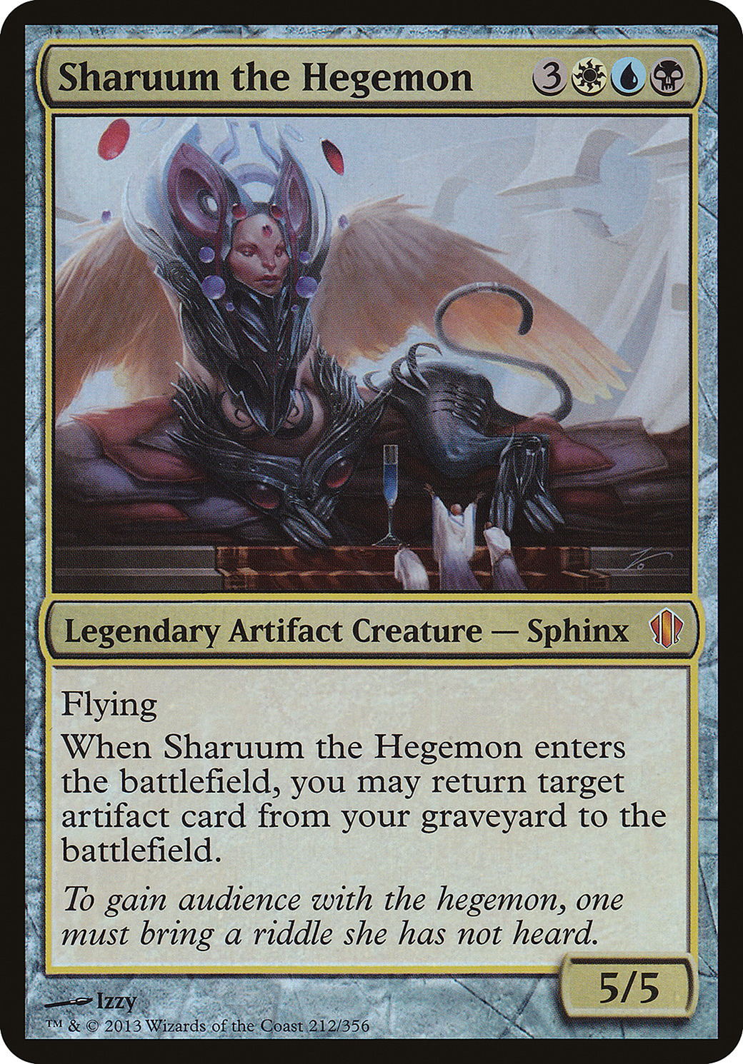 Sharuum the Hegemon (Commander 2013) (OVER-212) - Commander 2013 Oversized Foil